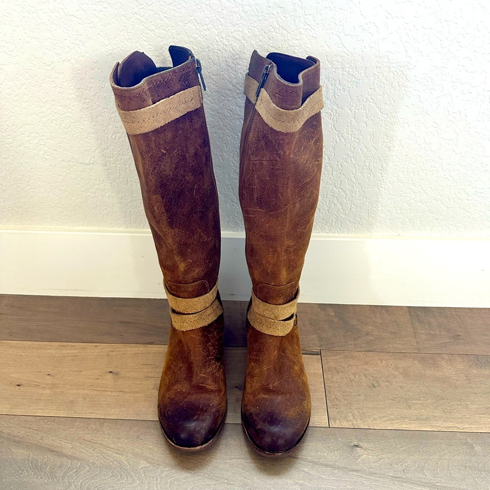Ugg distressed riding boot
